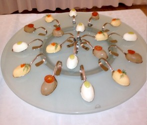 lazy susan als presentatie voor hapjes